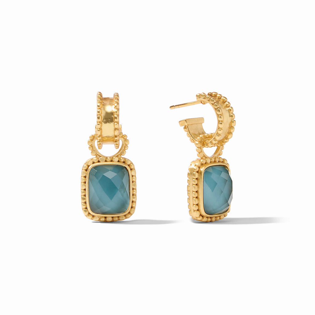 Julie Vos Marbella Hoop & Charm Earring