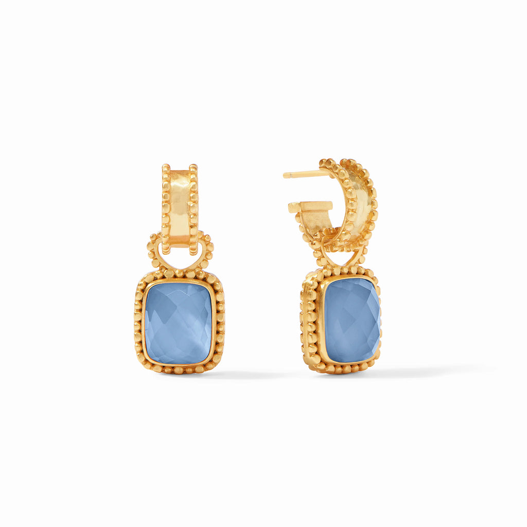 Julie Vos Marbella Hoop & Charm Earring