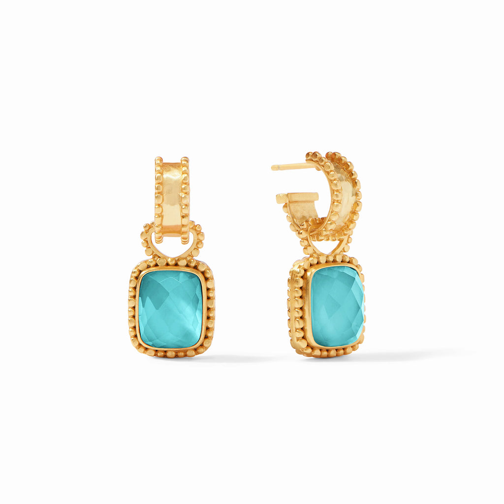 Julie Vos Marbella Hoop & Charm Earring