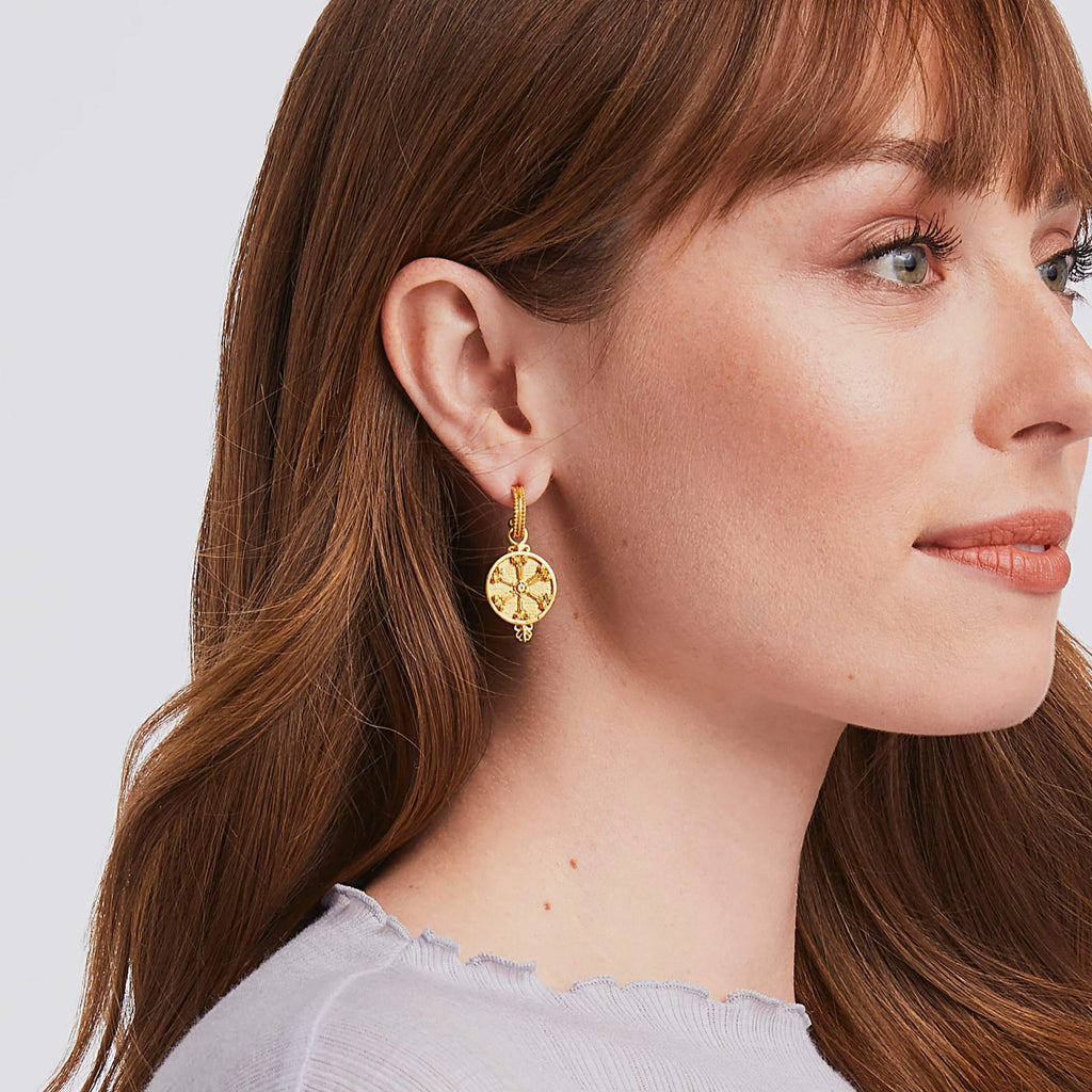 Julie Vos Meridian Hoop & Charm Earring