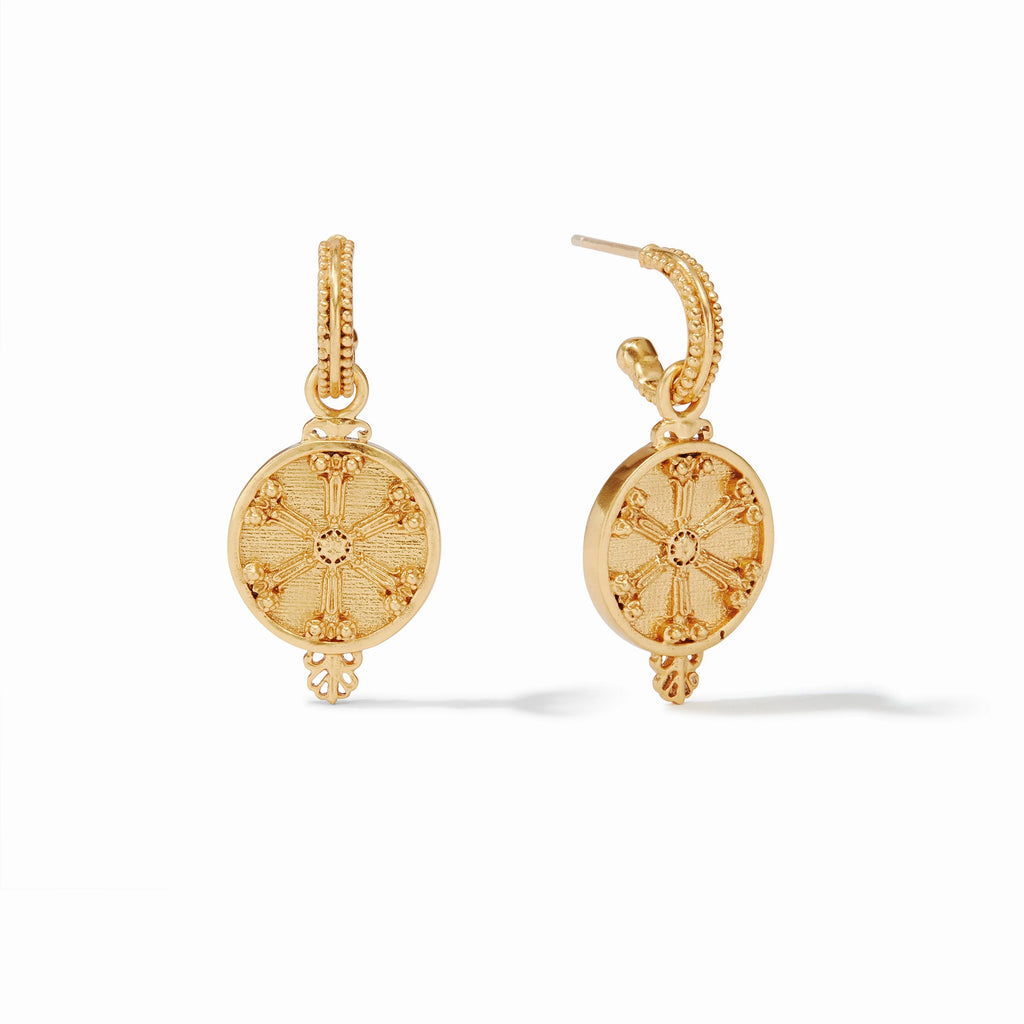 Julie Vos Meridian Hoop & Charm Earring