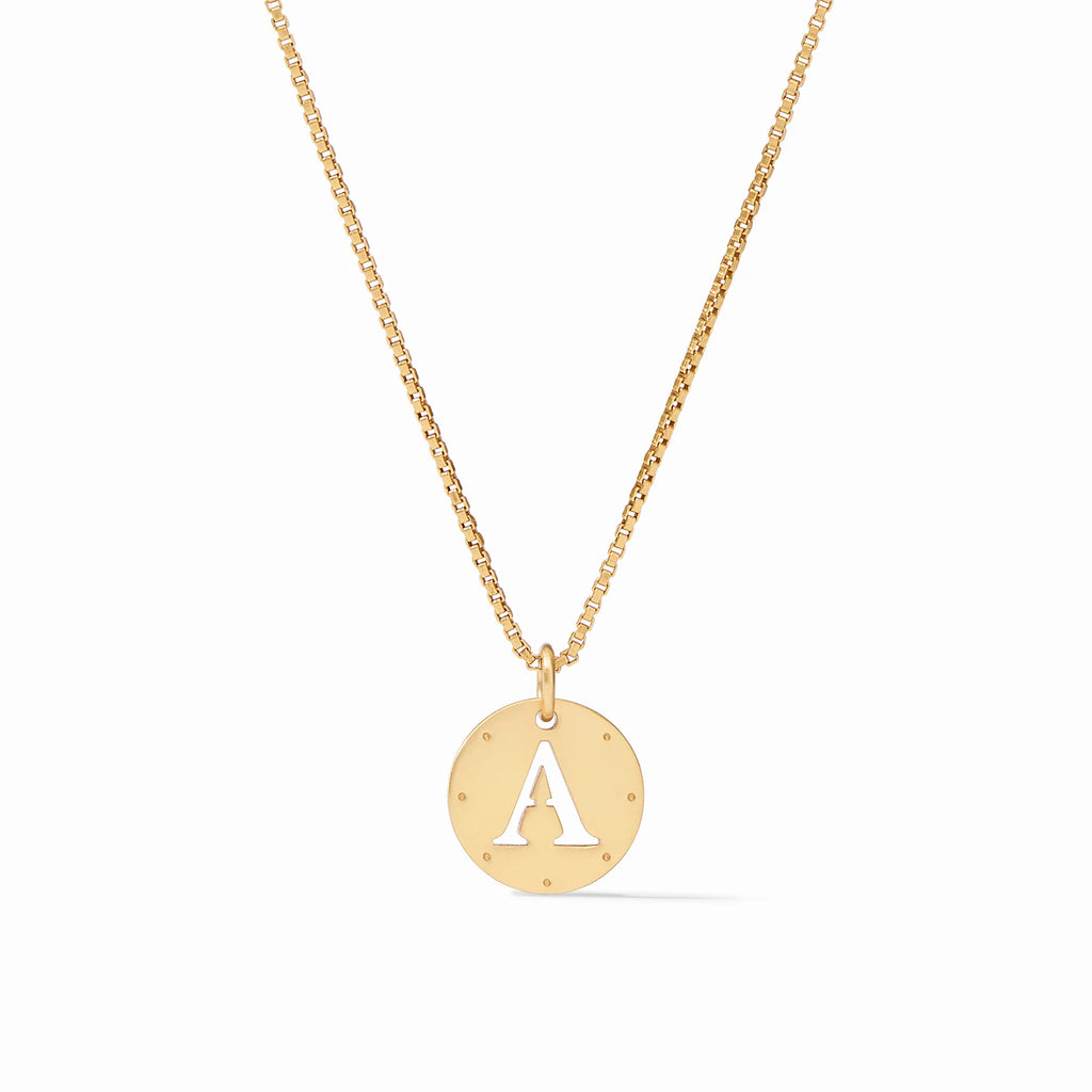 Julie Vos Monogram Delicate Necklace Letter A