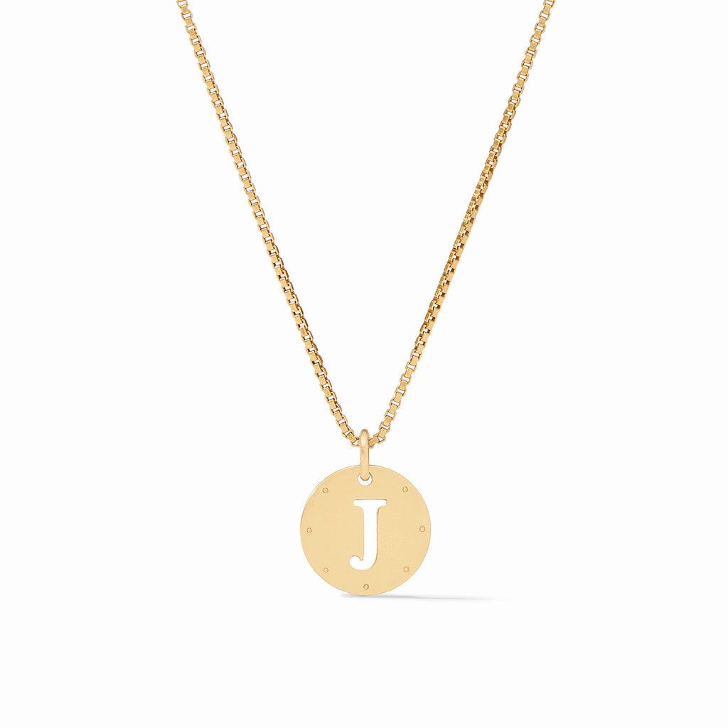 Julie Vos Monogram Delicate Necklace Letter J