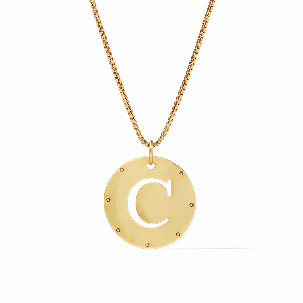 Julie Vos Monogram Pendant Letter C