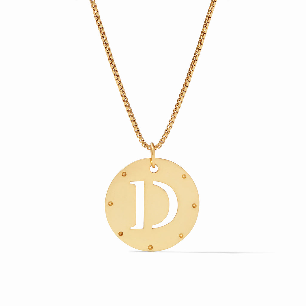 Julie Vos Monogram Pendant Letter D