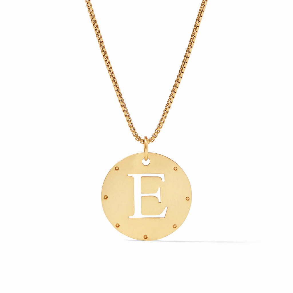 Julie Vos Monogram Pendant Letter E