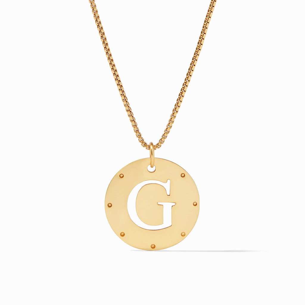 Julie Vos Monogram Pendant Letter G