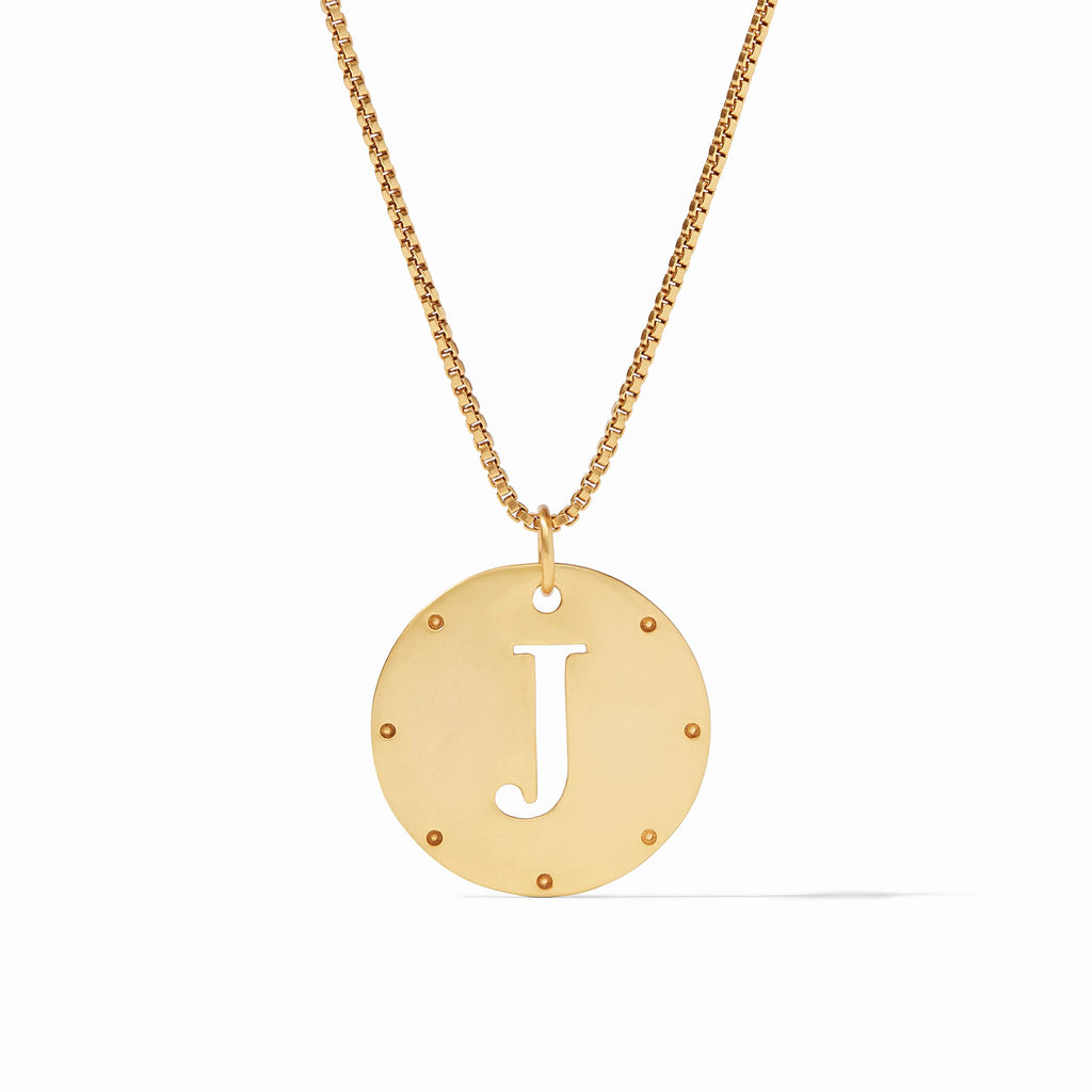 Julie Vos Monogram Pendant Letter J