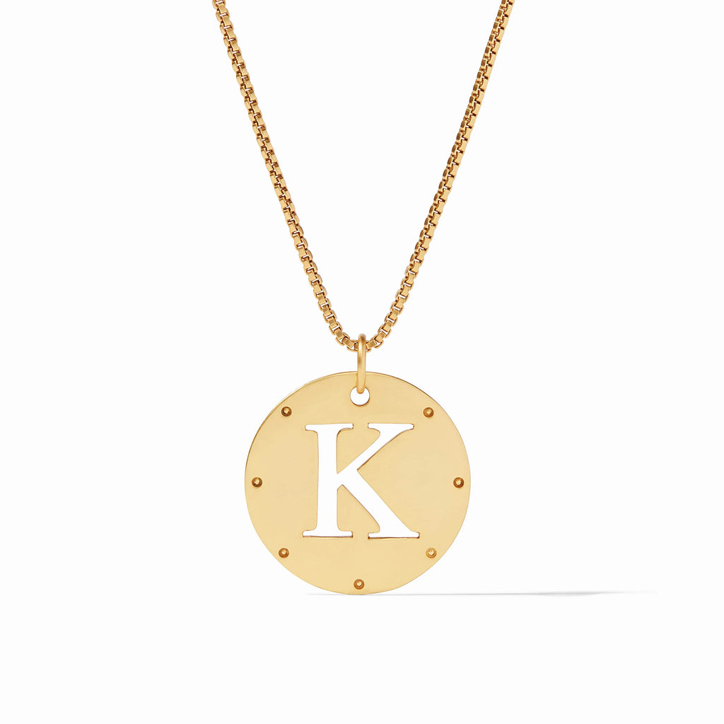 Julie Vos Monogram Pendant Letter K