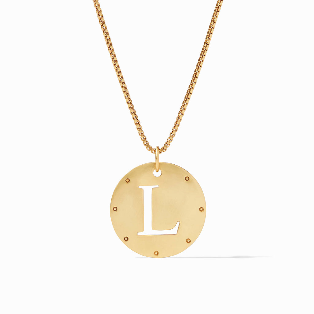 Julie Vos Monogram Pendant Letter L