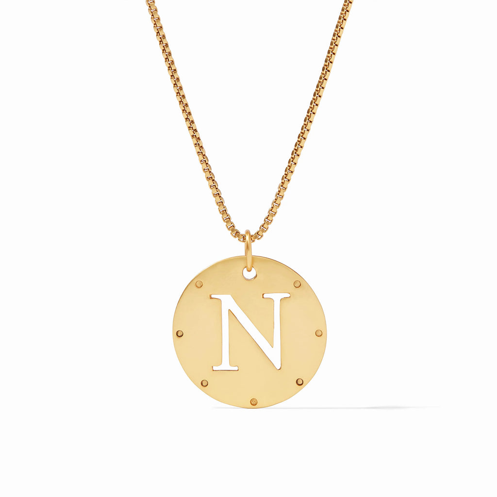 Julie Vos Monogram Pendant Letter N