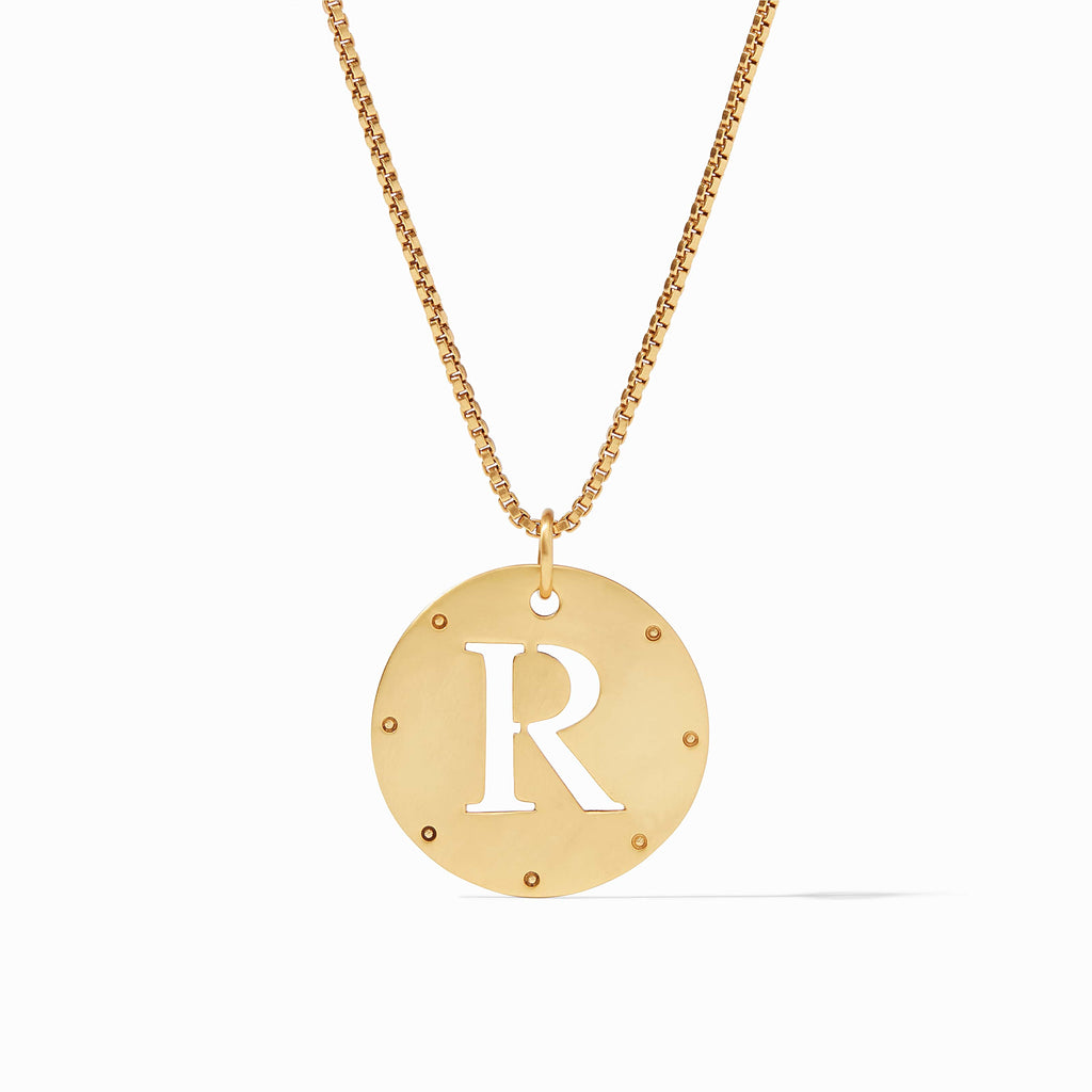 Julie Vos Monogram Pendant Letter R