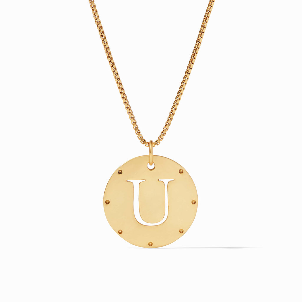 Julie Vos Monogram Pendant Letter U