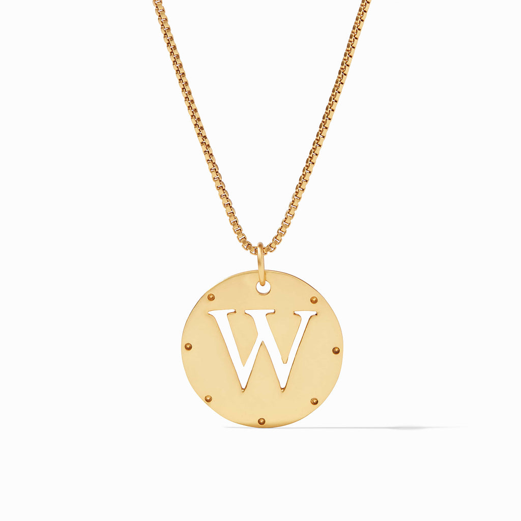 Julie Vos Monogram Pendant Letter W