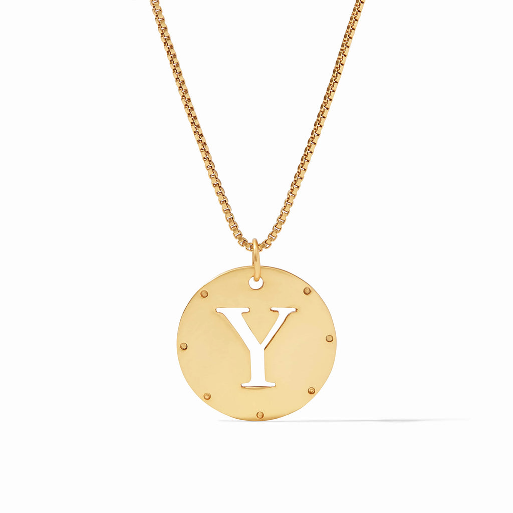 Julie Vos Monogram Pendant Letter Y