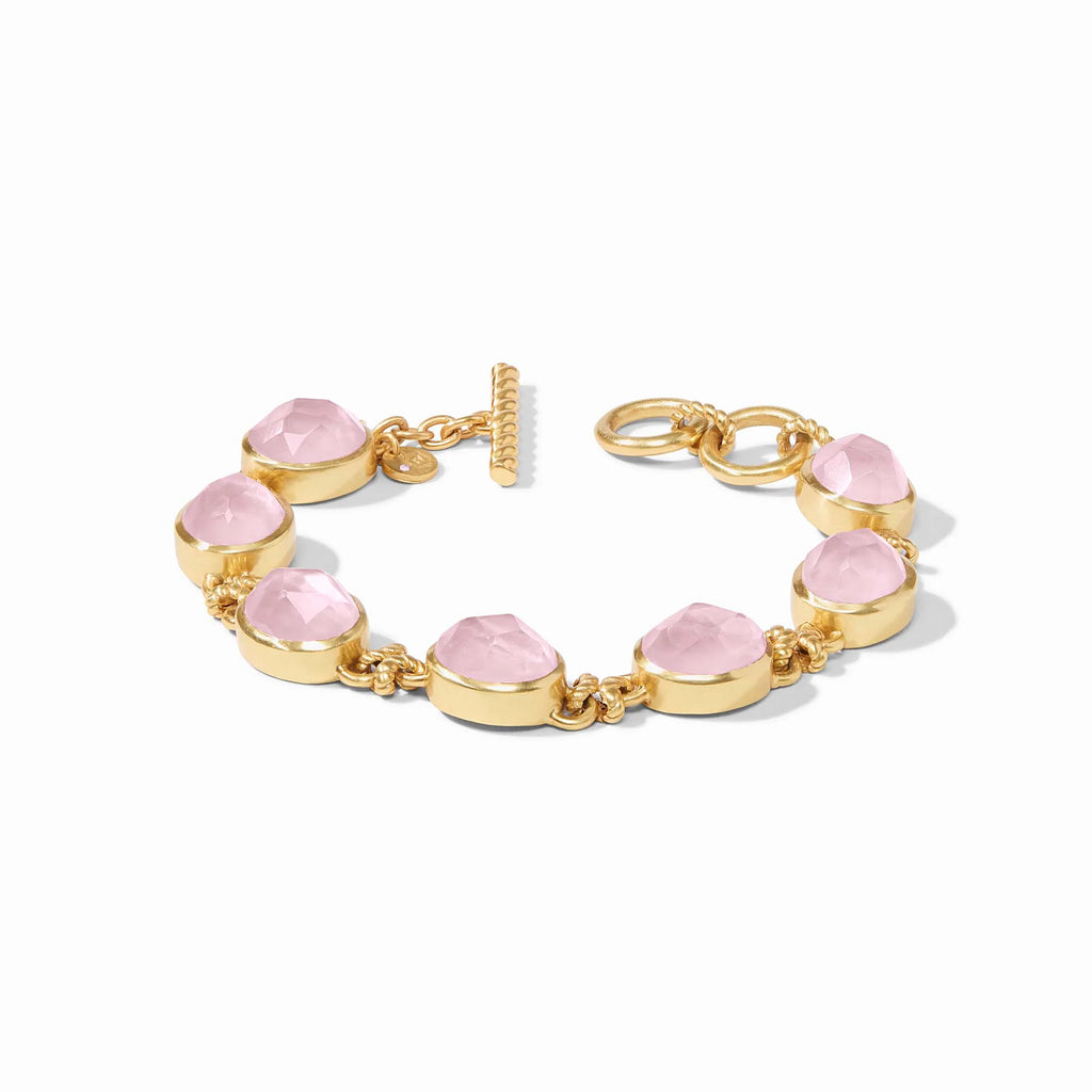 Julie Vos Nassau Demi Stone Bracelet in Iridescent Rose