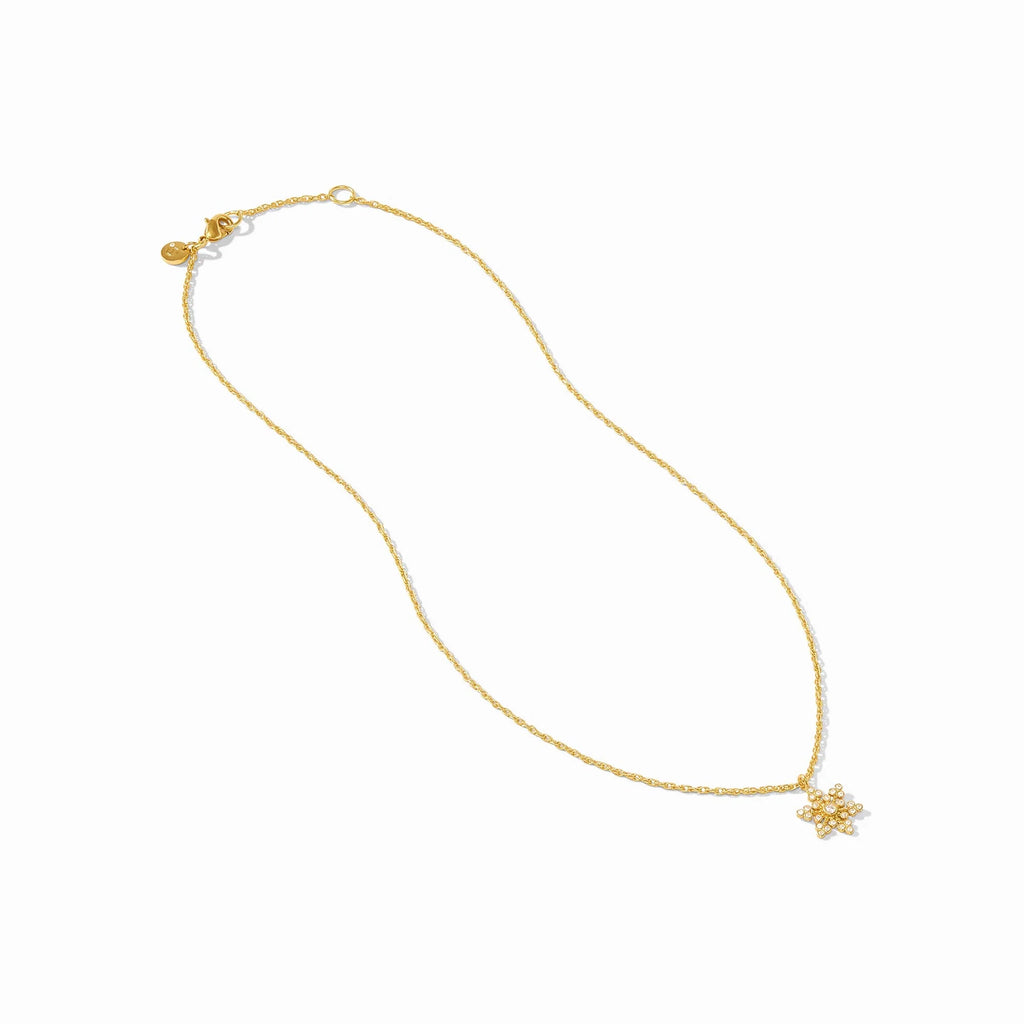 Julie Vos Noel Star Solitaire Necklace