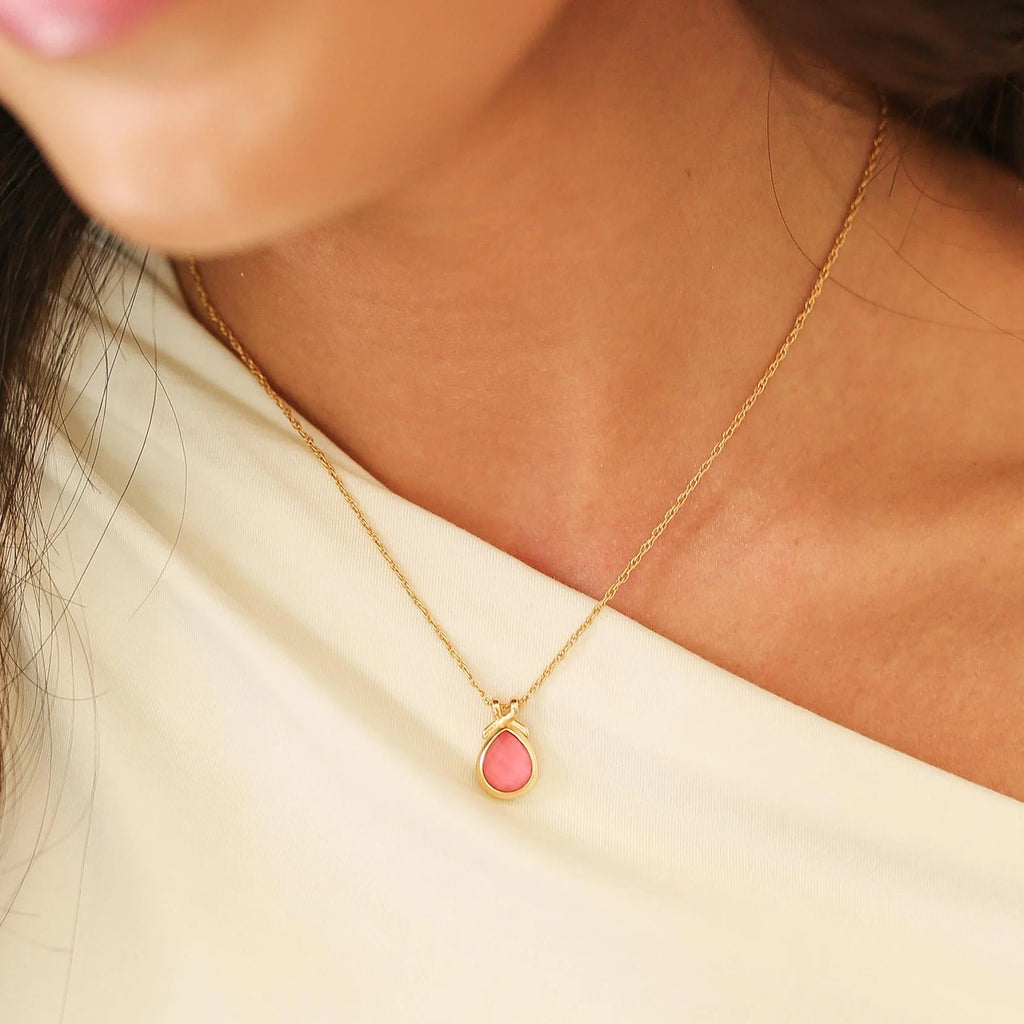 Julie Vos The Pink Delicate Necklace