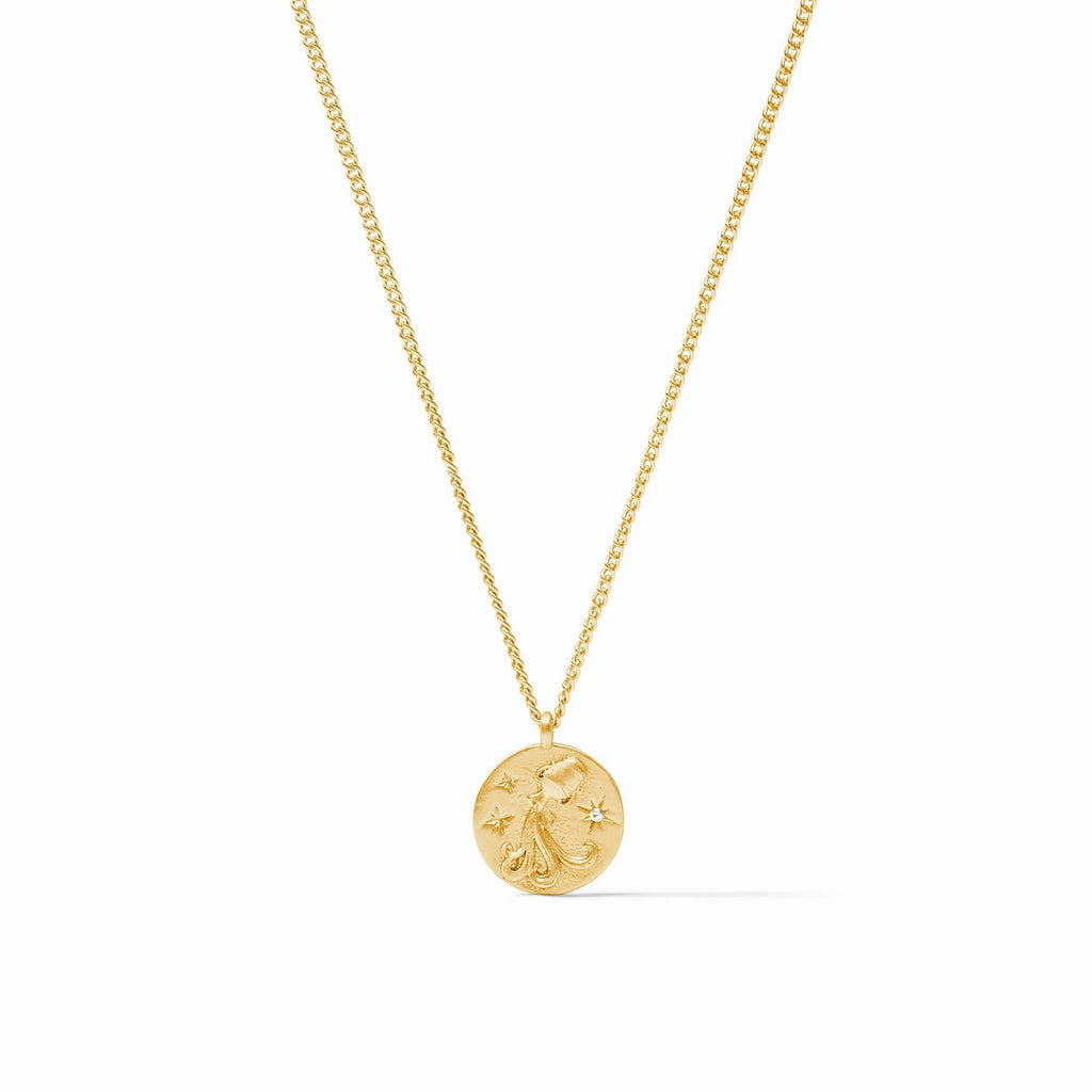 Julie Vos Zodiac Delicate Necklace - Aquarius