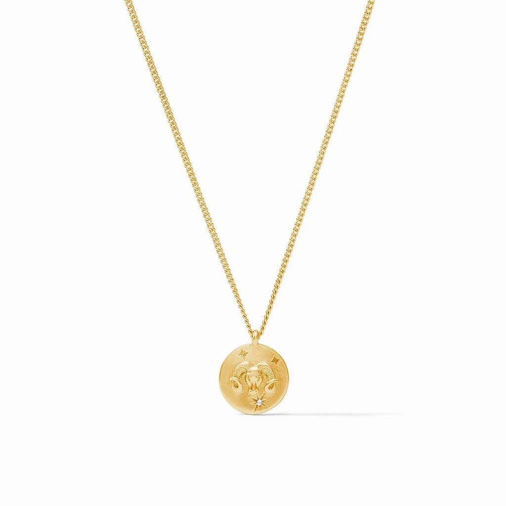 Julie Vos Zodiac Delicate Necklace - Aries