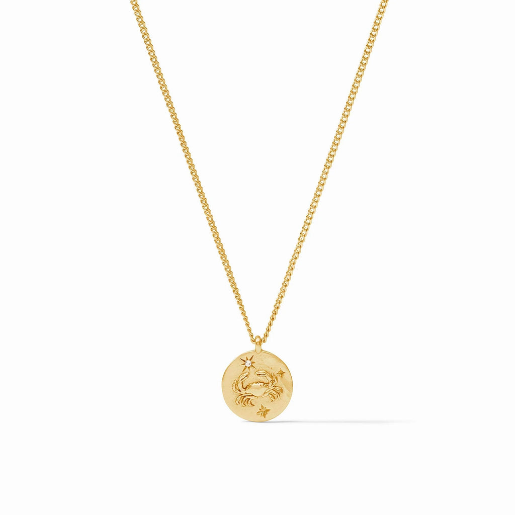 Julie Vos Zodiac Delicate Necklace - Cancer