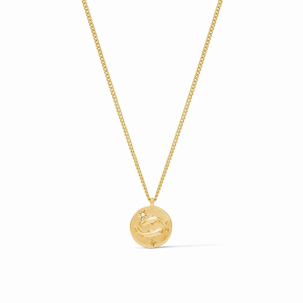 Julie Vos Zodiac Delicate Necklace - Pisces