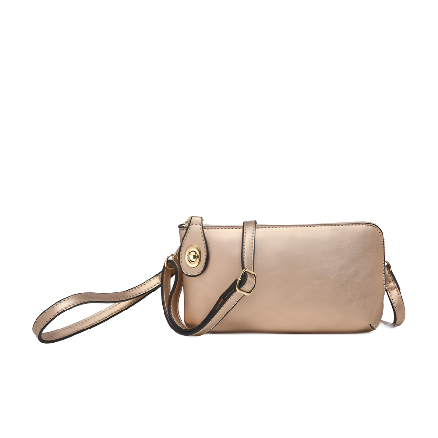 Kendall Twist Lock Crossbody/Wristlet