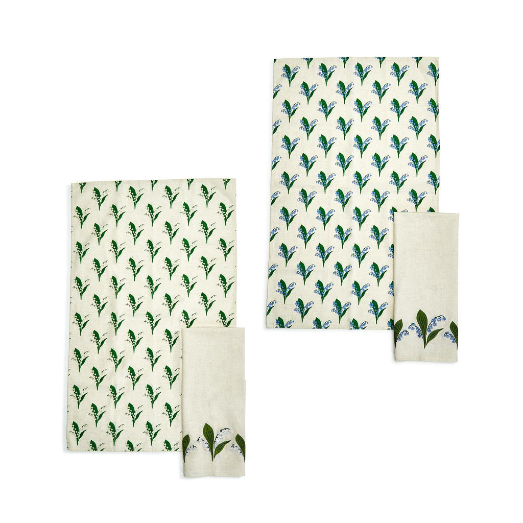 Lily of the Valley Set of 2 Dish Towels