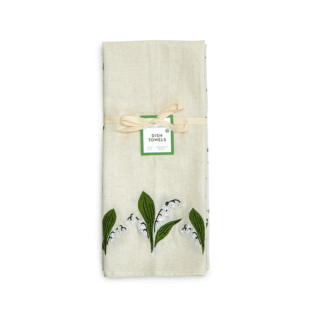 Lily of the Valley Set of 2 Dish Towels
