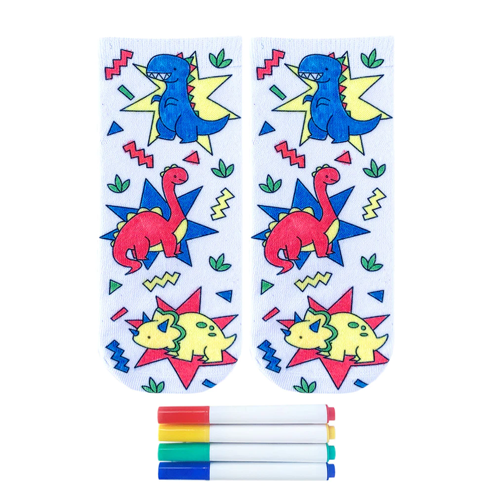 Living Royal Dino Daze Coloring Sock
