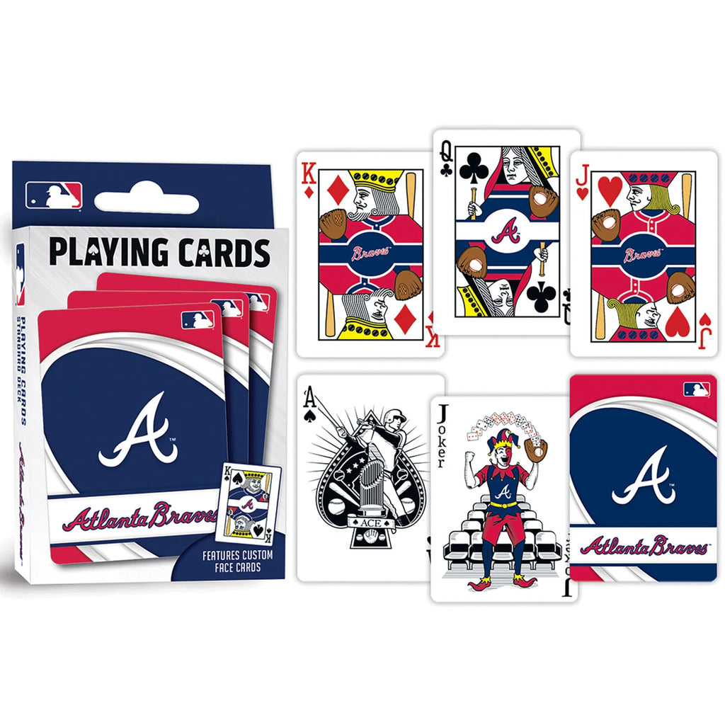 MasterPieces Inc. Atlanta Braves Playing Cards - 54 Card Deck