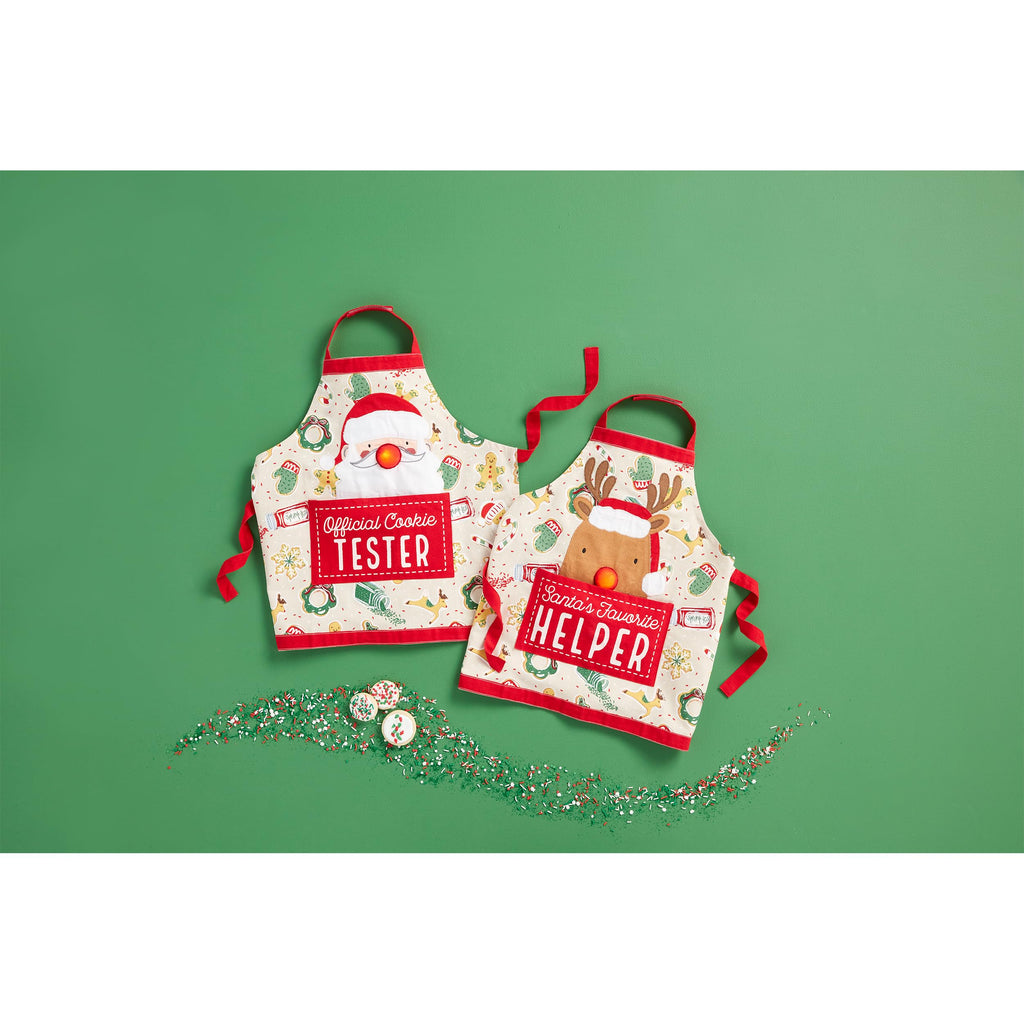 Mud Pie Children Light Up Reindeer Apron