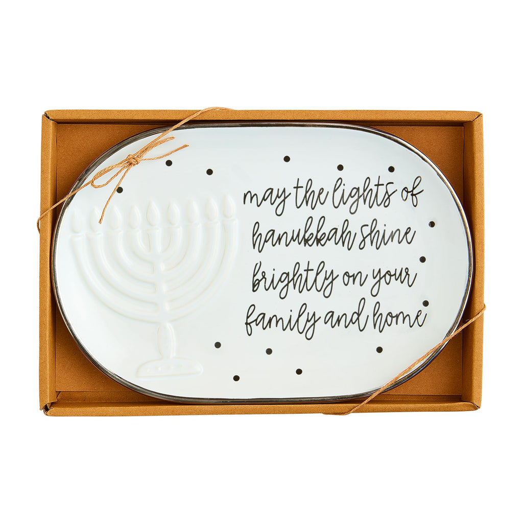 Mud Pie Hanukkah Sentiment Plate