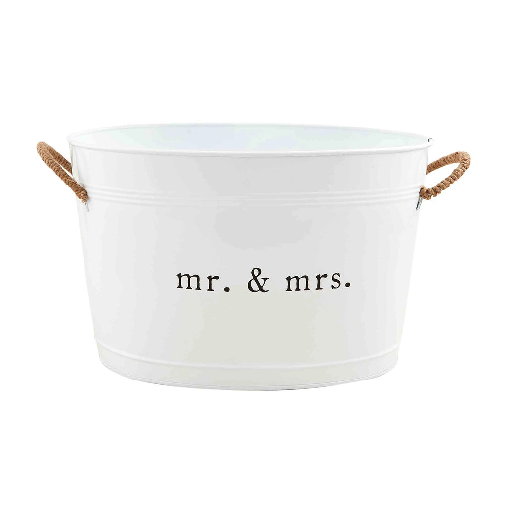 Mud Pie Mr. And Mrs. Beverage Tub