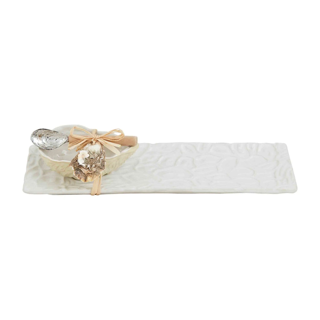 Mud Pie Oyster Tray and Dip Set