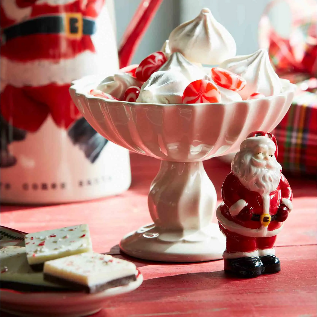 Mud Pie Santa Vintage Christmas Candy Dish