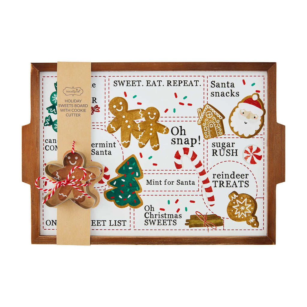 Mud Pie The Holiday Sweets Board Set