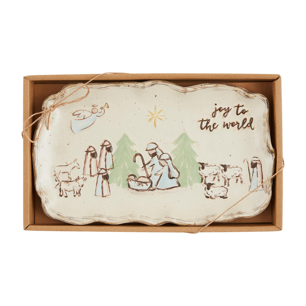 Mud Pie The Nativity Plate