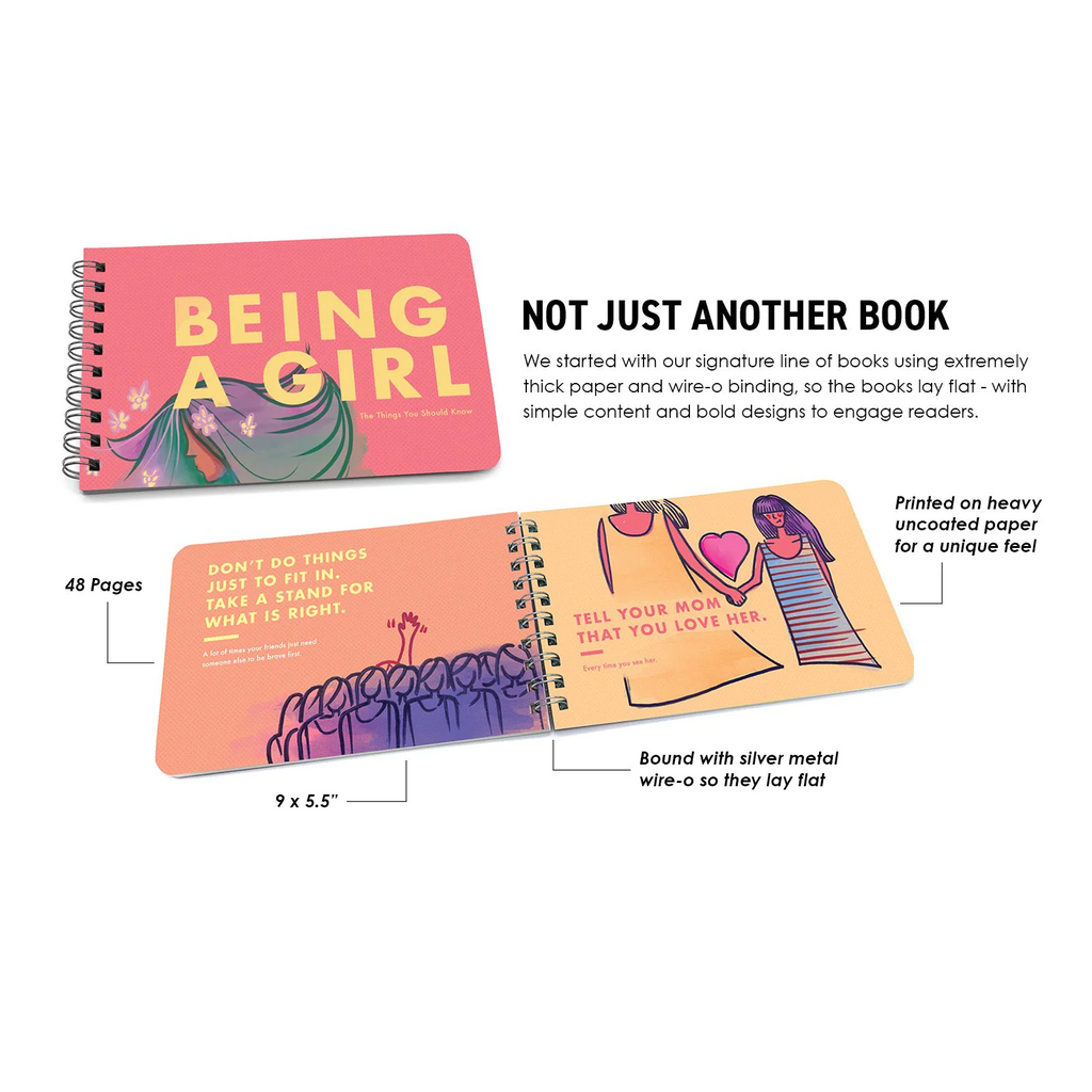 Papersalt Being A Girl - Inspirational Book For Young Girls