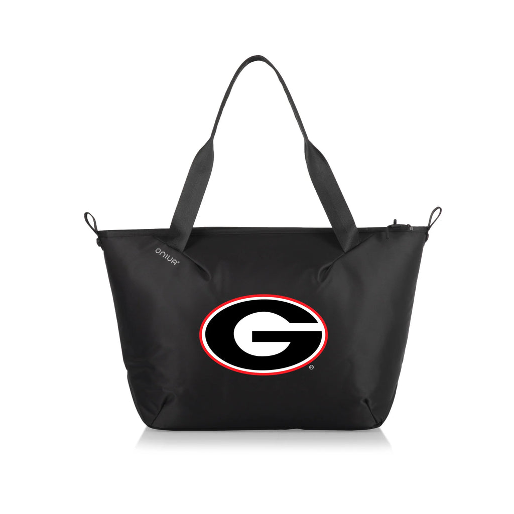 Picnic Time Georgia Bulldogs - Tarana Cooler Tote Bag in Black