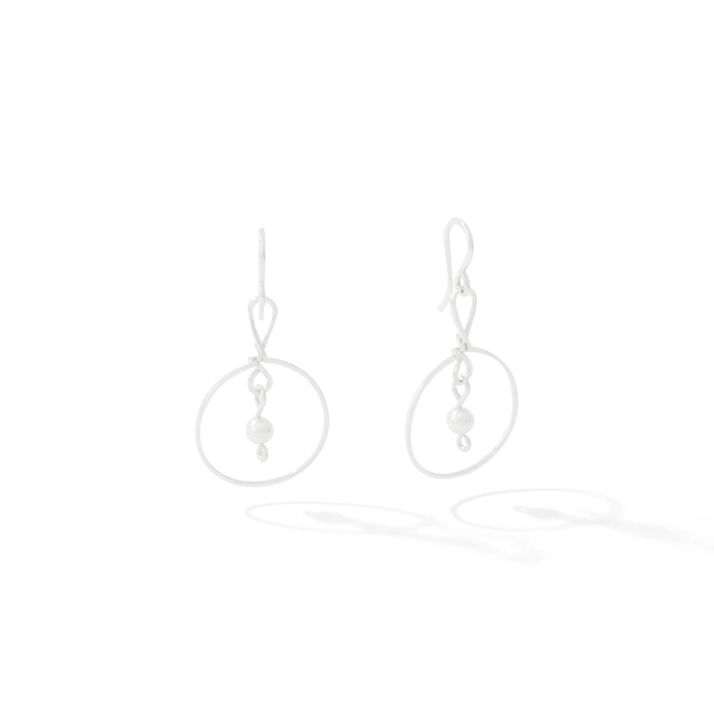 Ronaldo Jewelry Always By My Side Earrings in Sterling Silver