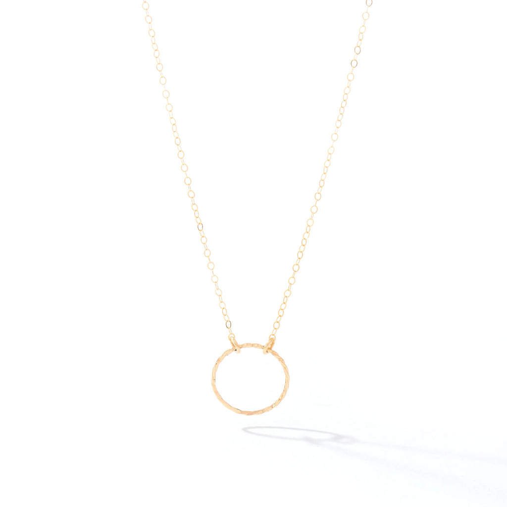 Ronaldo Jewelry Forever Mine Necklace in All 14K Gold Artist Wire