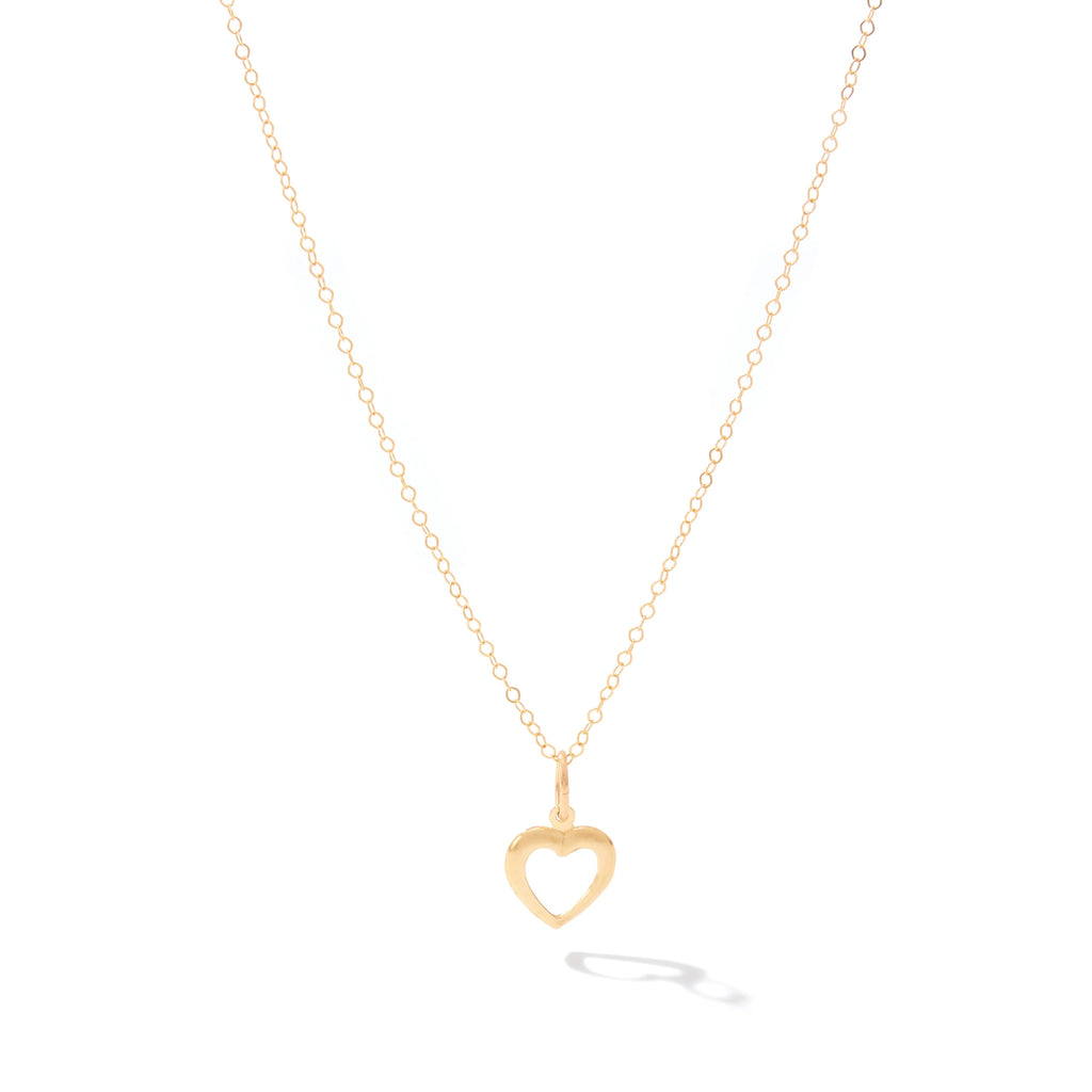 Ronaldo Jewelry From The Heart Pendant in 14K Gold Artist Wire