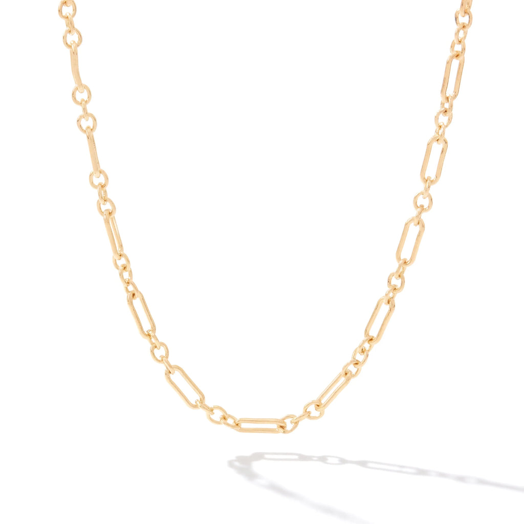 Ronaldo Jewelry Links of Love Necklace in 14K Gold Artist Wire