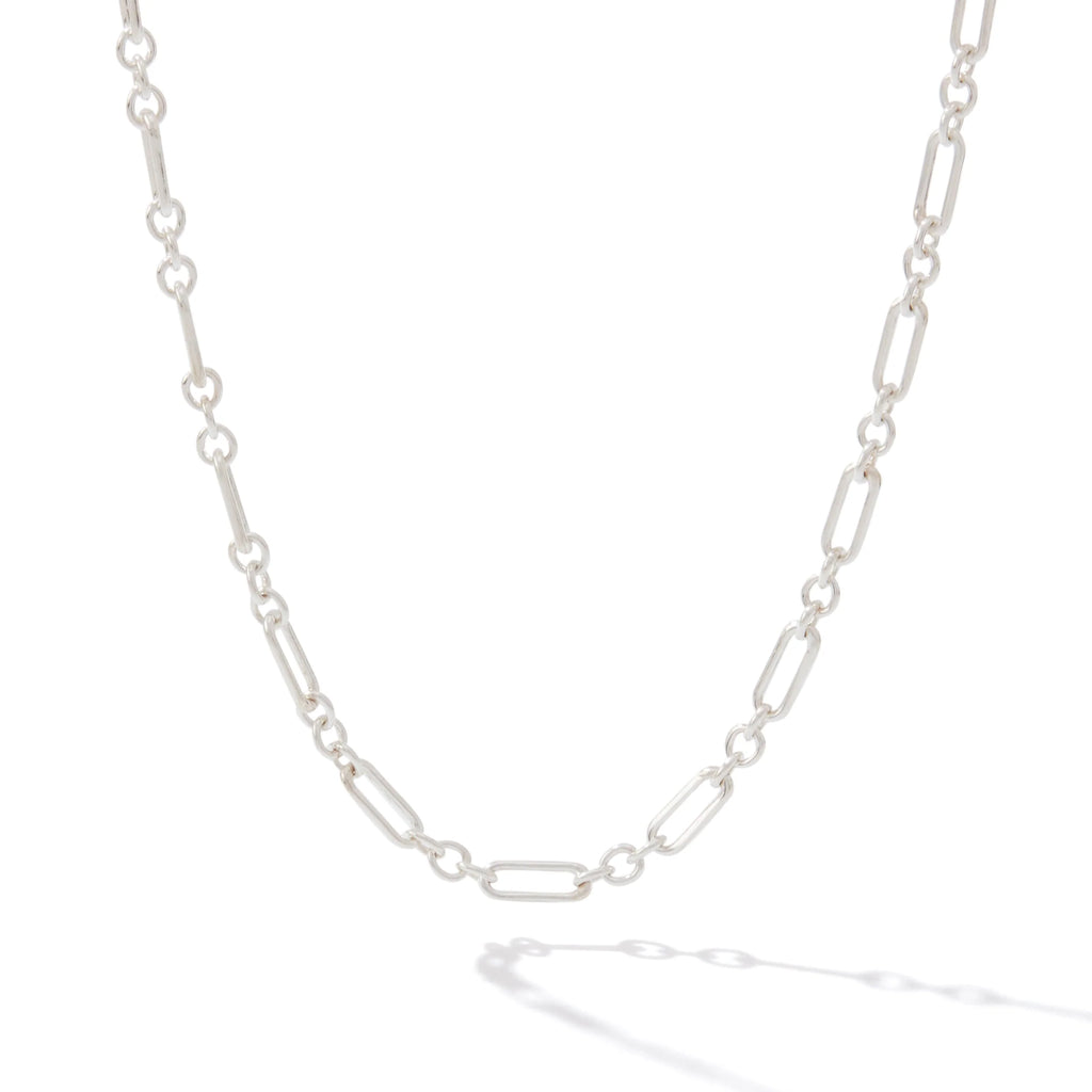 Ronaldo Jewelry Links of Love Necklace in Sterling Silver