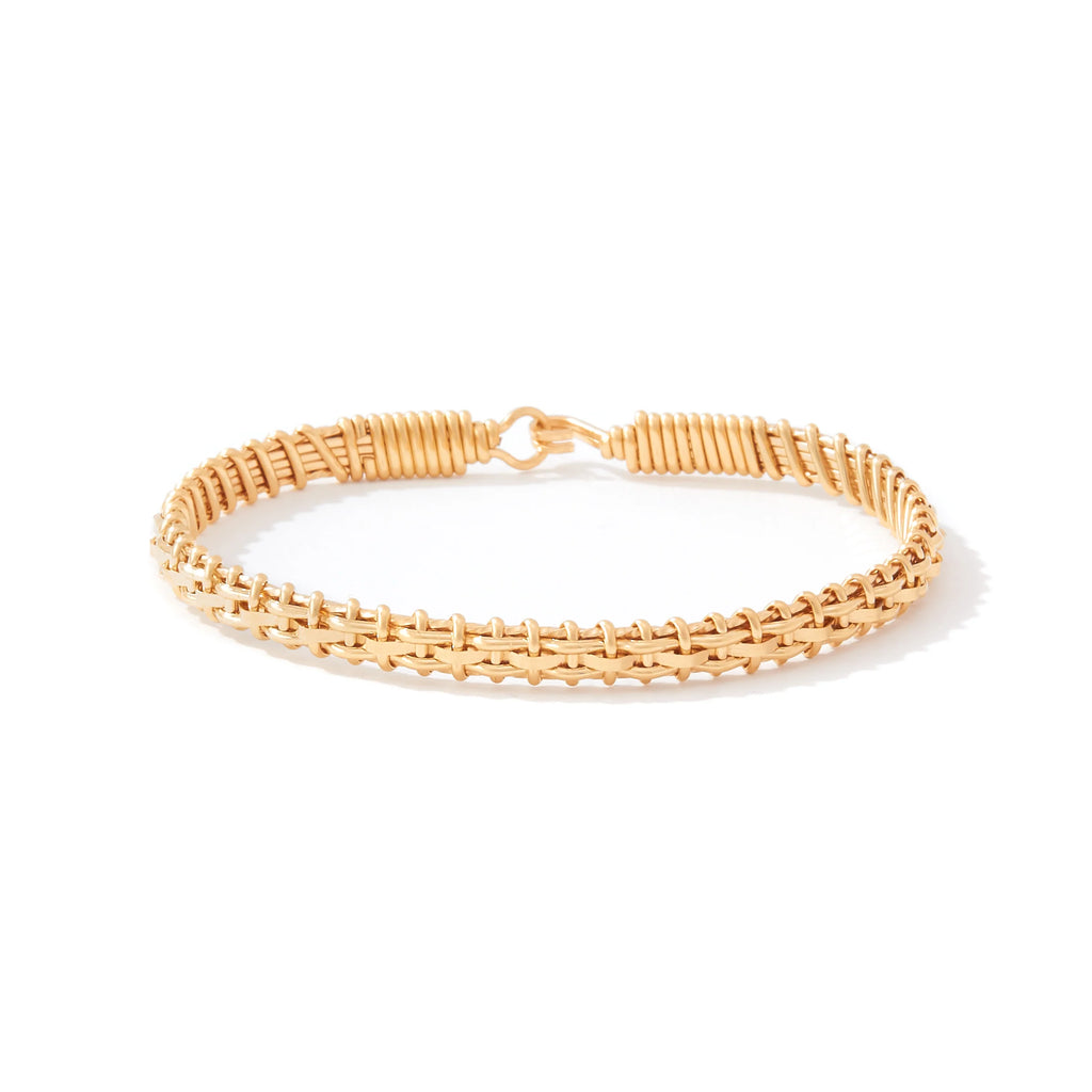 Ronaldo Jewelry Little Princess Bracelet in 14K Gold Artist Wire
