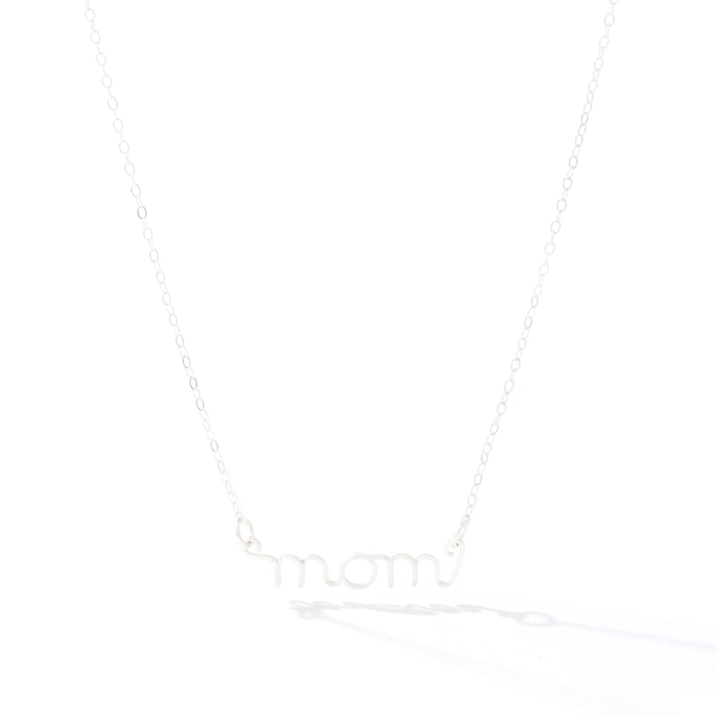 Ronaldo Jewelry Mom Necklace in Sterling Silver