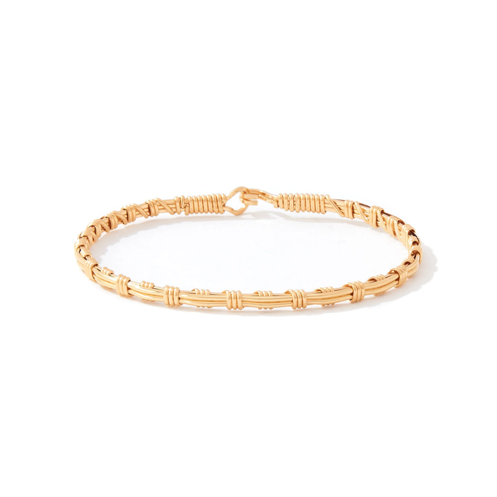 Ronaldo Jewelry Now and Forever Bracelet in 14K Gold Artist Wire