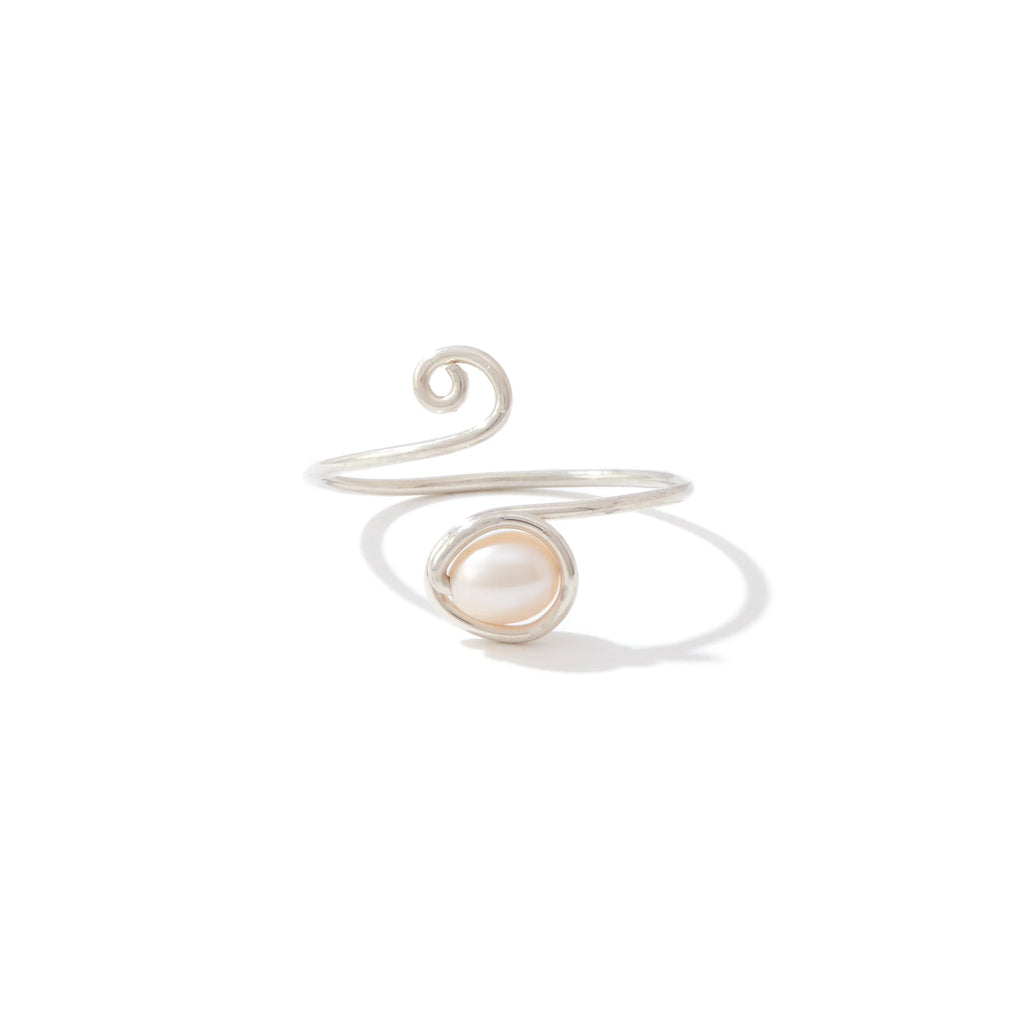 Ronaldo Jewelry Pearl of My Heart Ring in Sterling Silver