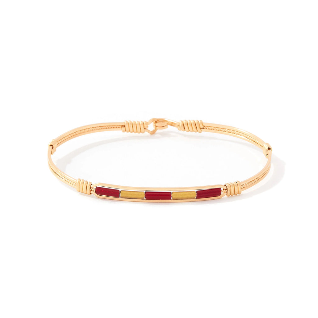 Ronaldo Jewelry Spirit Bracelet - FSU in 14K Gold Artist Wire